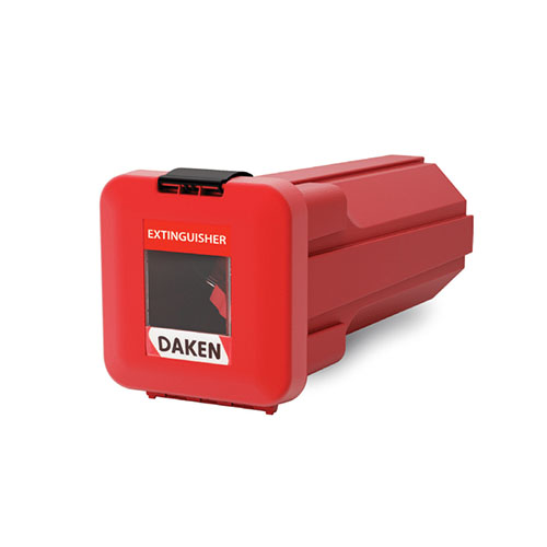 Пенал для огнетушителя красный SLIDEN (265х280х595,6 кг) DAKEN